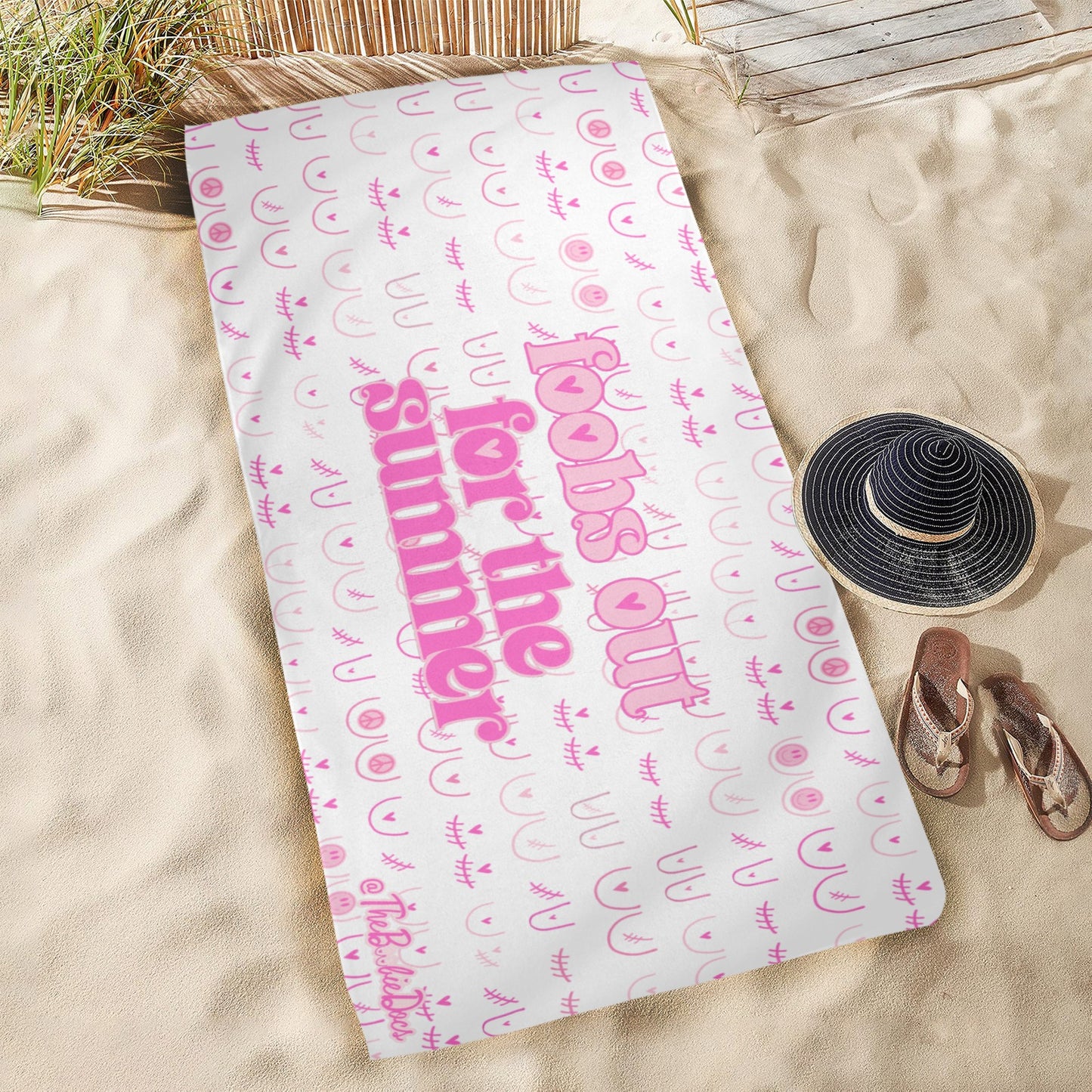foobs out for the summer beach towel