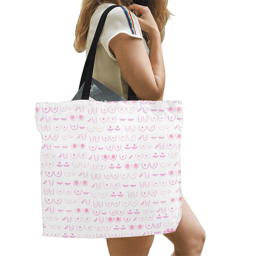 tough as a mother tote canvas tote