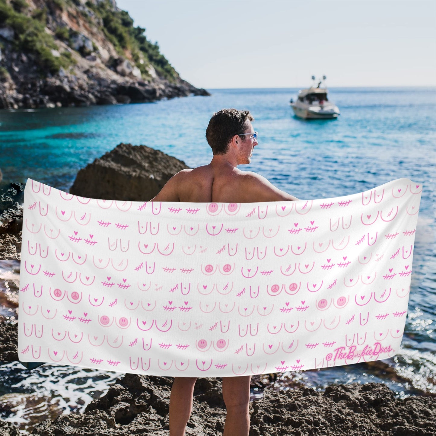 boobs beach towel