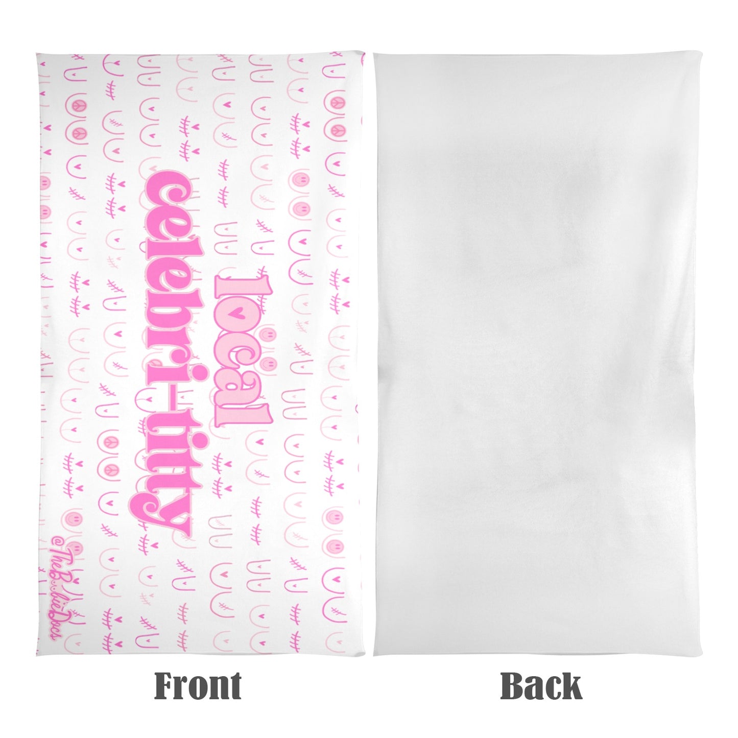 local celebri-titty beach towel