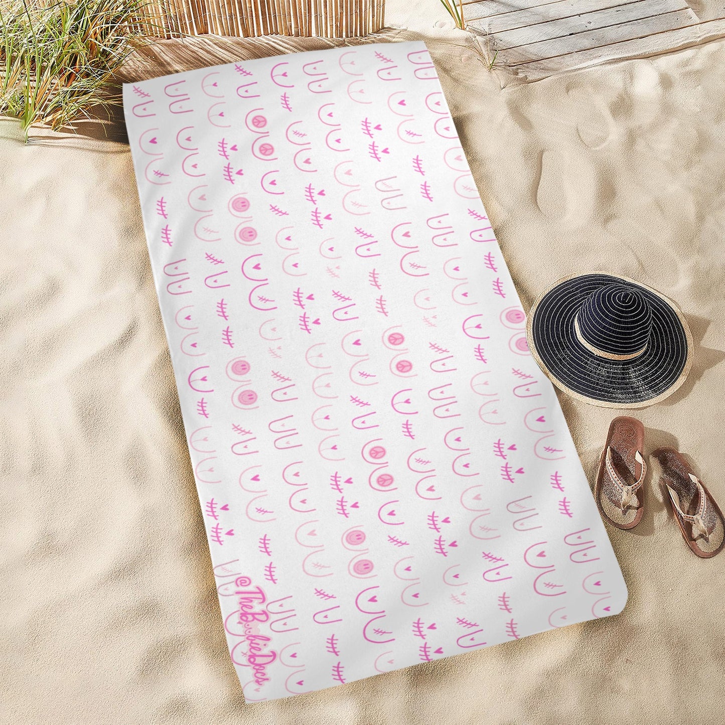 boobs beach towel