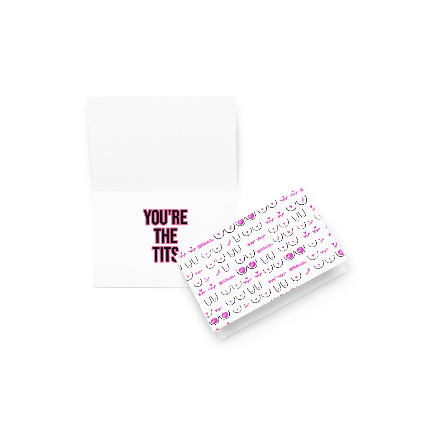greeting card | you're the tits