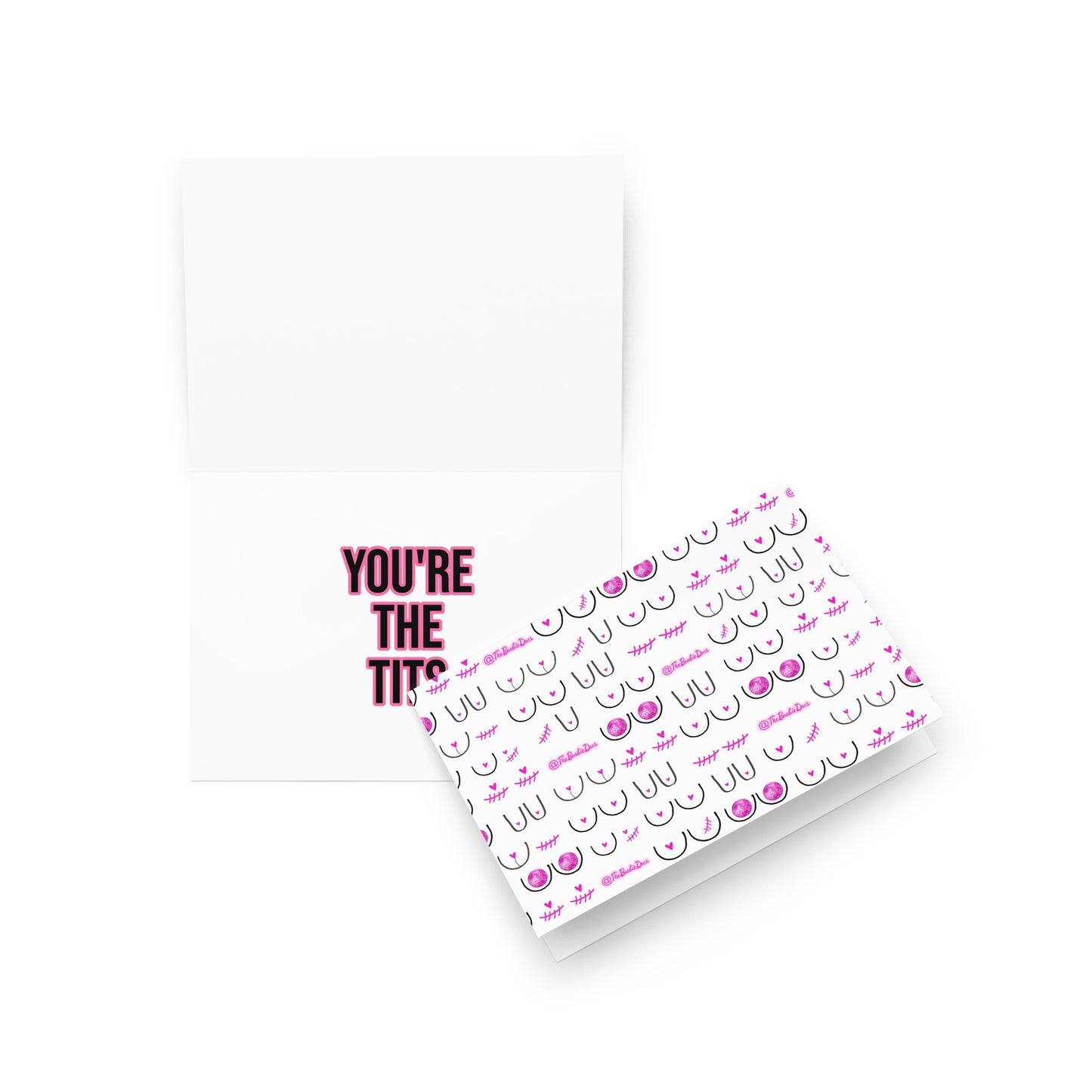 greeting card | you're the tits