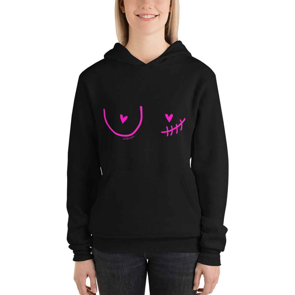 nipple sparing mastectomy left hoodie